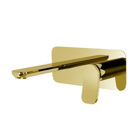 Fima Carlo Frattini Flo Cмеситель для раковины, встраиваемый, излив: 15см., цвет: золото, артикул F3821WX5OR