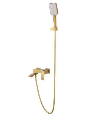 Смеситель для ванны с душем WONZON & WOGHAND FIT, Брашированное золото (WW-88639009-BG)