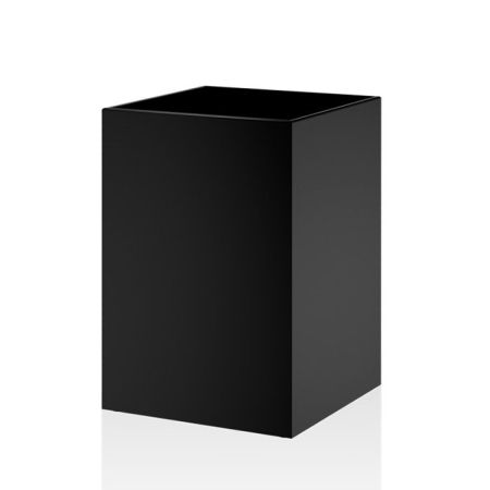 Decor Walther DW 112 Корзина для бумаги 20x20x30см, цвет: черный, артикул 0607560
