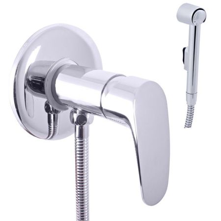 Гигиенический душ со смесителем Rav Slezak Amur AM747 Хром, артикул AM747