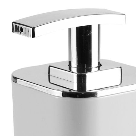 Gedy Seventy, настольный дозатор с пластиковой помпой, цвет белый (без упаковки), артикул 6382(22)