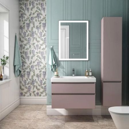 Пенал CUBO подвесной правый 165, мальва матовый, артикул CUB.165Rh\MAL