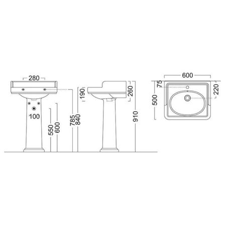Пьедестал POMPEI, белый глянцевый, артикул PO.col.01