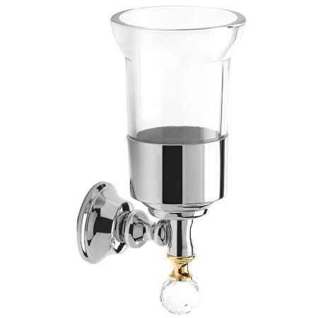 Стакан для ванной Webert Karenina KA500301017, хром/золото, артикул KA500301017