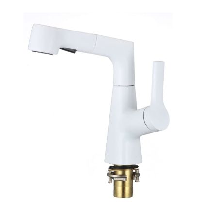 Смеситель для раковины D-Lin D158374-C, белый, артикул D158374-C