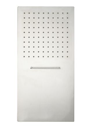 AQG, консольная душевая головка FLOWС2 50x25 см, 2 режима: дождь и каскад, цвет хром, артикул 19FLO0220С2F