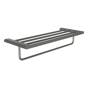 Полка для полотенец Knotlor TR101GM, оружейная сталь