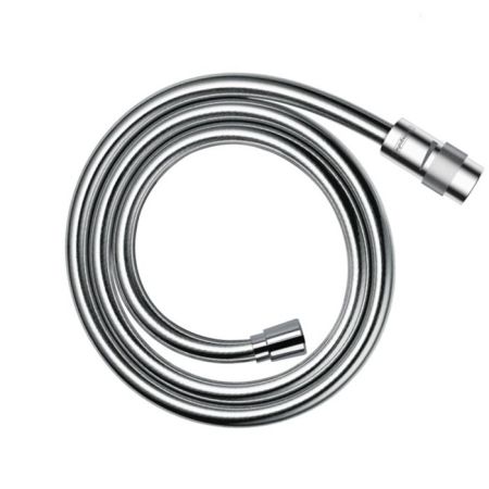 Шланг для душа, Hansgrohe, Isiflex, длина шланга, мм-1600, материал-пластик с поверхностью под металл, стандарт подвода воды-1/2", цвет-хром