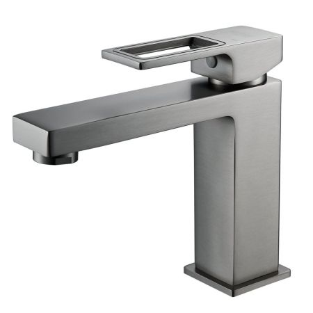 Смеситель для раковины Raffine F0196T, оружейная сталь, артикул F0196T