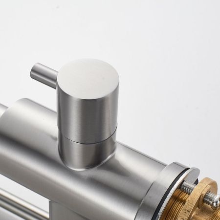 Смеситель для кухни с подключением фильтра воды Raffine F108L, сатин, артикул F108L