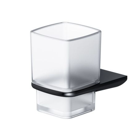 A50A34322 Inspire V2.0, Стеклянный стакан с настенным держателем, черный, шт A50A34322 Inspire V2.0, Стеклянный стакан с настенным держателем, черный, шт