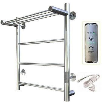 Полотенцесушитель электрический с полочкой (лесенка) Тругор Аспект Пэк сп 1 П 60х50 см