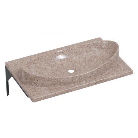 Умывальник "Вега 70" литой мрамор, речной песок, W