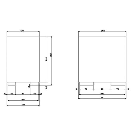 GESSI  INVERSO ACCESSORIES Корзина для мусора белая, цвет: Brass Brushed PVD, артикул 20990#727