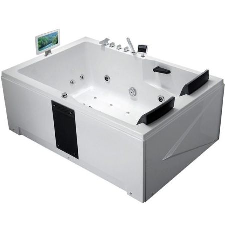 Акриловая ванна Gemy G9061 O L 181х121 L с гидромассажем