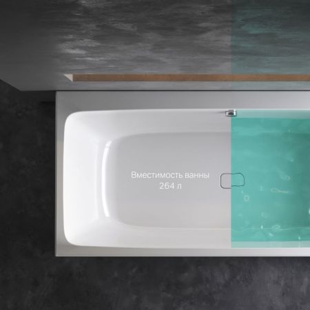 W84A-170-080W-A Func Ванна акриловая 170х80, артикул W84A-170-080W-A