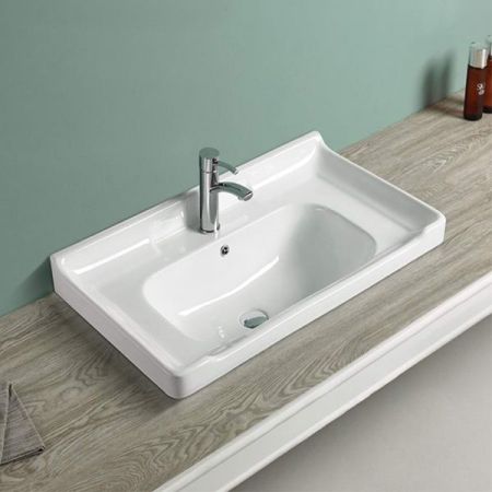 Тумба с раковиной Comforty Рига 70 4142215 подвесная Дуб сонома