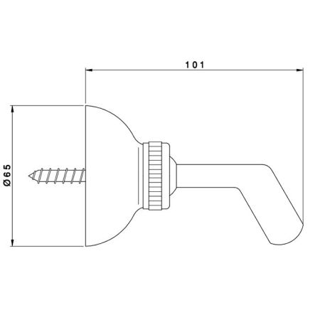 Nicolazzi Doccia Держатель ручного душа, цвет: бронза, артикул 7125BZ