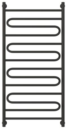 Полотенцесушитель водяной "ЭЛЕГИЯ+" 1200х600 (МУАР Темный Титан), артикул 15-0205-1260