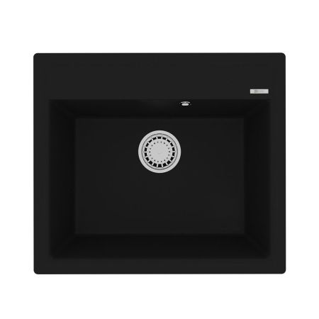 Кухонная мойка Lemark HANKA 570 врезная прямоугольная из кварцгранита цвет: Антрацит  (9910013), артикул 9910013