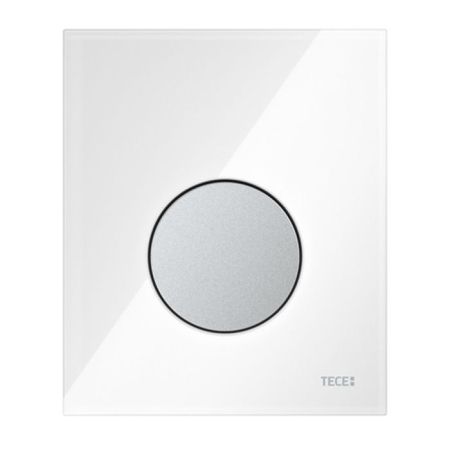 Панель TECEloop Urinal, стекло, белая, кл. хром мат., артикул 9820178