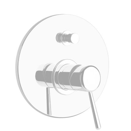 Gessi Goccia Встраиваемый однорычажный смеситель с переключателем(внешние части), цвет: белый, артикул 44678#279