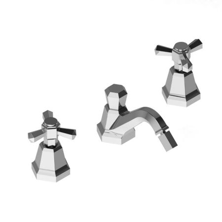 Stella Eccelsa Смеситель для биде на 3 отверстия 3601TC, с донным клапаном, цвет: хром, артикул EC 00202 CR00