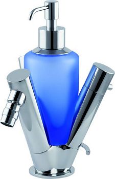 Mariner Voyager, двухвент. смеситель для биде с донным клапаном и дозатором в комплекте, цвет хром