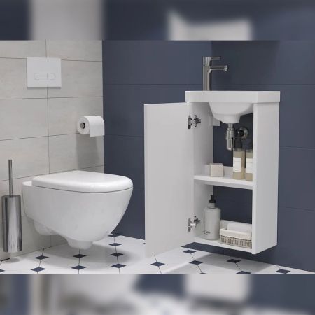 Тумба под раковину подвесная Velvex Klaufs tp.KLA.COM.40.1D, 40 см, артикул tp.KLA.COM.40.1D