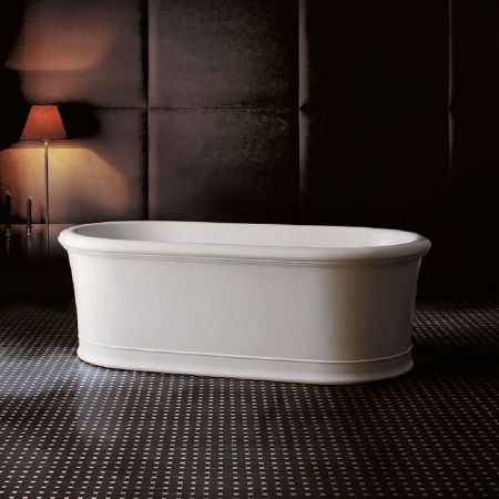 Devon Celine Ванна (1765х885хh585мм) из материала: white teс, (БЕЗ сливного гарнитура), цвет: белый, артикул 1NACELINE