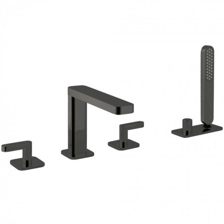 Смеситель на борт ванны Webert Living LV730401560 Черный матовый, артикул LV730401560