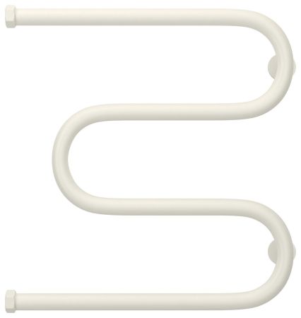 Полотенцесушитель водяной "М-обр.+" 500х500 Н. Г. 1" (Матовый Белый), артикул 30-4007-5050