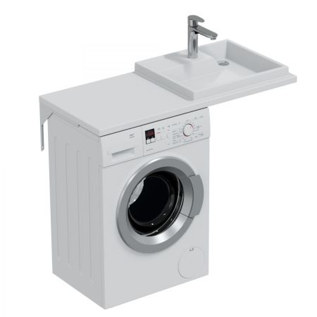 Раковина над стиральной машиной "Юпитер 1100*500" правый, ш/гл без кронштейнов