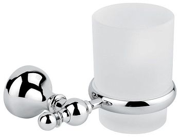 Стакан для зубных щеток DC002, цвет хром