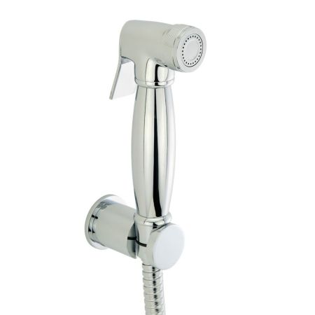 TONDA Гигиенический душ.набор, лейка/держатель ЛАТУНЬ/шланг латунь, хром, артикул 30902