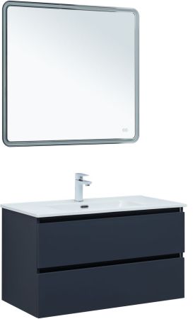 Тумба под раковину Aquanet Вега 2.0 90 маренго, артикул 00337950