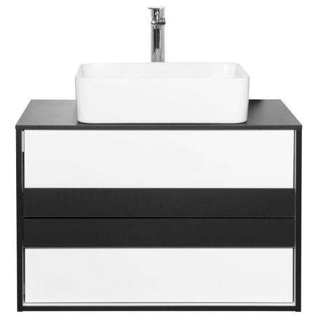 Тумба "Амстердам 80" со столешницей, белый матовый