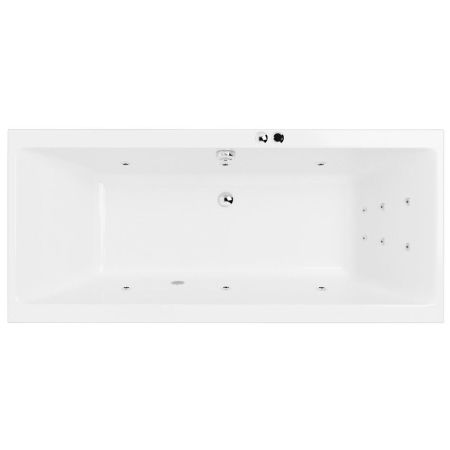 Ванна EXCELLENT Pryzmat 150x75 "LINE" (хром), артикул WAEX.PRY15.LINE.CR