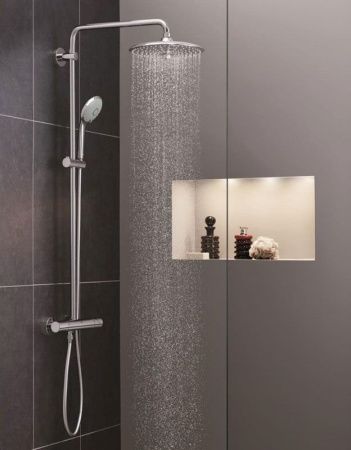 Душевая система GROHE Euphoria 260 с термостатическим смесителем, хром (27296002) Душевая система GROHE Euphoria 260 с термостатическим смесителем, хром (27296002)