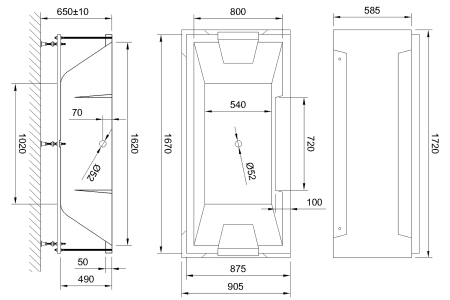 Акриловая ванна Royal Bath TRIUMPH RB665101 170х87х65 в сборе