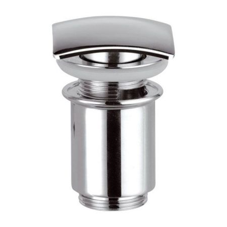 Daniel Complementi Донный клапан для раковины без перелива с квадратной пробкой, click-clack, хром