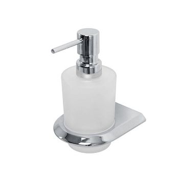 LINER-SOIS-V-GM Диспенсер для мыла подвесной, стекло, исполнение оружейная сталь