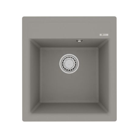 Кухонная мойка Lemark HANKA 450 врезная прямоугольная из кварцгранита цвет: Грей (9910009), артикул 9910009