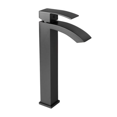 Смеситель для раковины высокий FILARETE Waterfall FL6010BG, графит