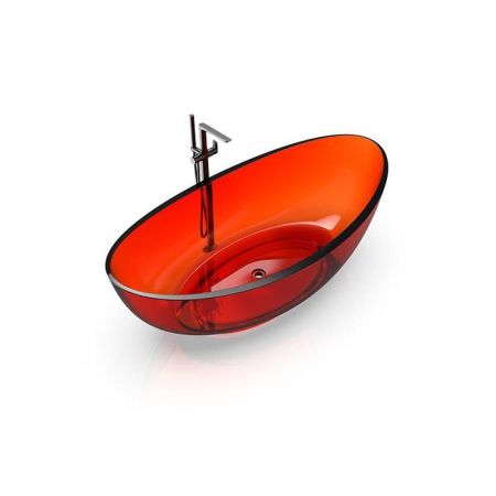 Knief Oval Shape Ванна отдельностоящая из полимерного материала 180х93x56 см, цвет Jaspis # 070, артикул 70001070