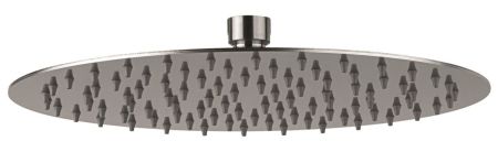 Emmevi, душевая круглая ультратонкая антикальковая головка из нержавеющей стали 250 мм, подключение 1/2", артикул C06650INmm250