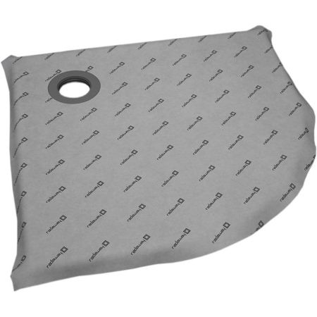 Душевая плита Radaway RadаDrain 79x79 полукруглая с решеткой, артикул 5AK0808/5K01