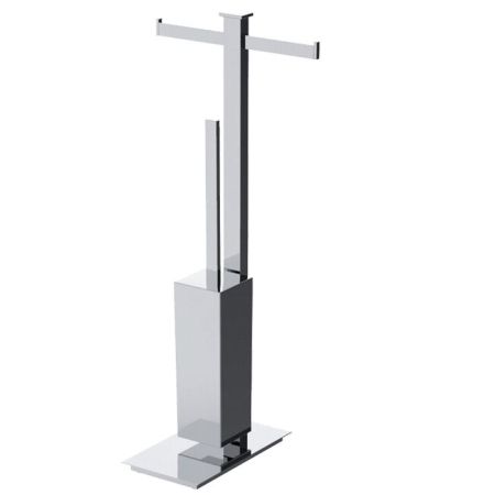 Colombo Units Стойка с аксессуарами, туалетный ёршик, держатель для т/б., цвет: хром, артикул B9108.CR