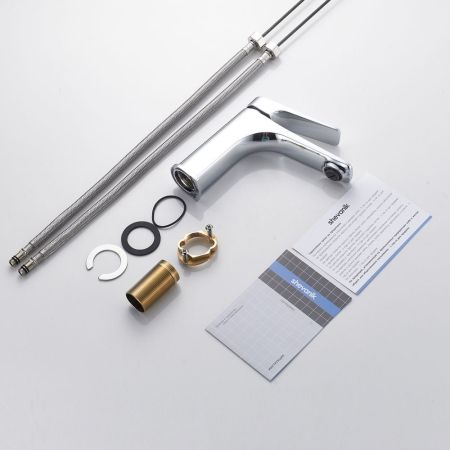 Смеситель для раковины Shevanik S4201, хром