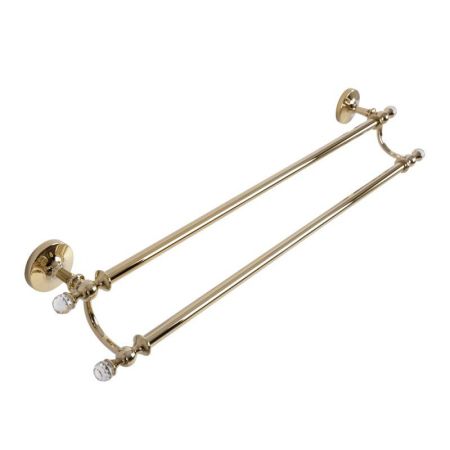 Полотенцедержатель двойной подвесной ART&MAX ANTIC CRYSTAL AM-2648SJ, артикул AM-E-2648SJ-Br